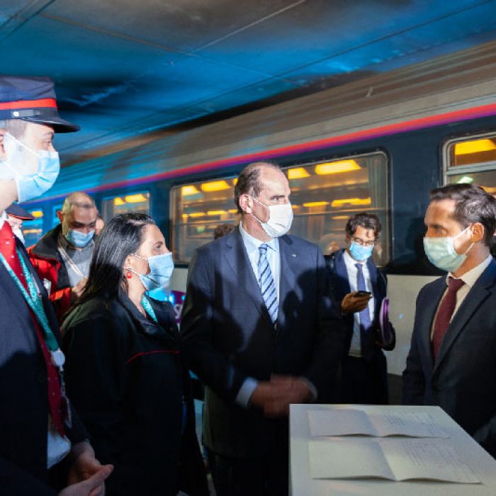 Jean Castex Premier ministre inauguration Train de nuit Paris Nice